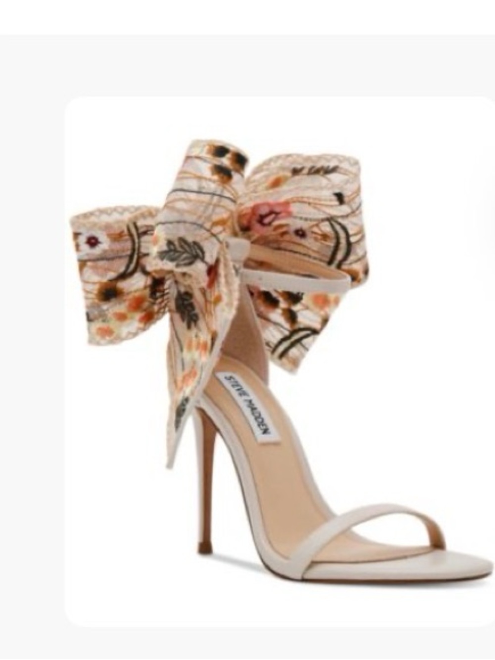 Women's Benni embroidered bow dress heels by STEVE MADDEN SZ 9.5